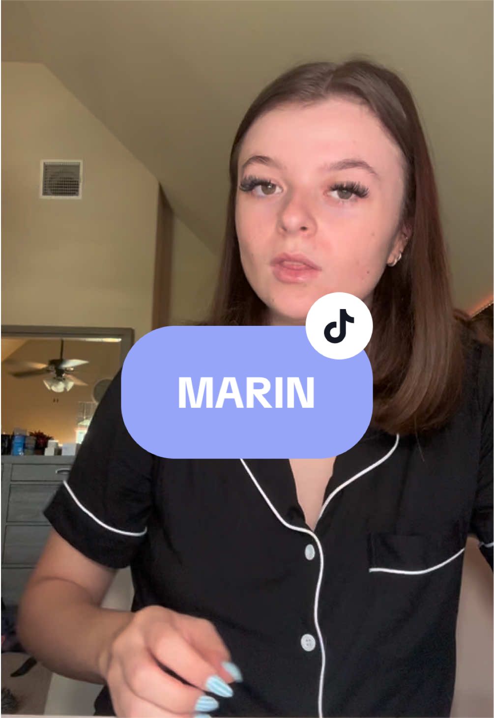 TikTok post by @ipostwhatiwantgn for Marin Skincare. Caption reads: I love Marin!!! @Marin Skincare #CapCut.