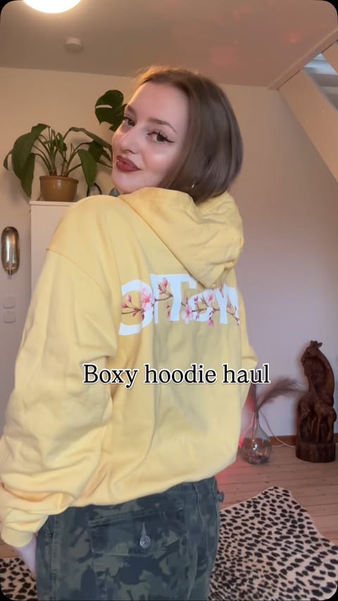 Instagram post by @ulrikkewest for Mystic Store. Caption reads: Boxy hoodies from @mysticstore.co....