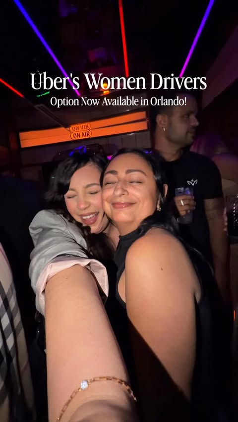Instagram post by @beercutieandfoodie for Uber. Caption reads: [...] Orlando girls night out & yes we used....