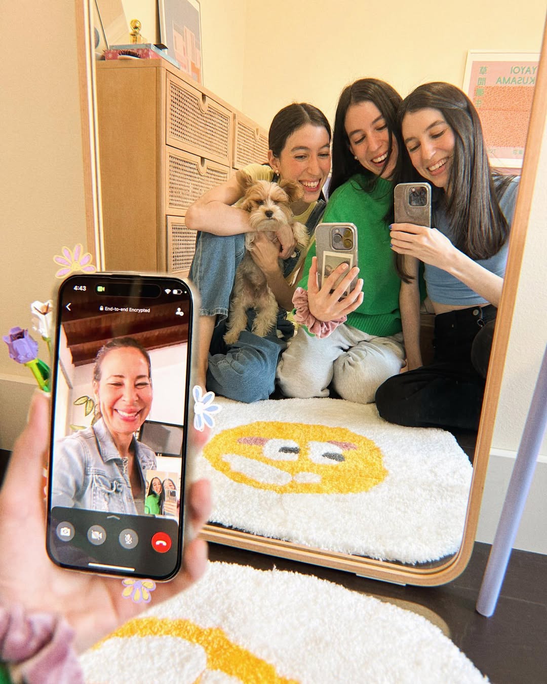 Instagram post by @trillizcatalano for Metro by T-Mobile. Caption reads: #ad Staying connected with the people we love has....