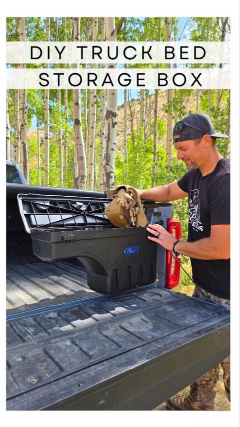 Instagram post by @boundlessbronnekes for Ford. Caption reads: #Ford_Ambassador Don't miss this RV storage [...].
