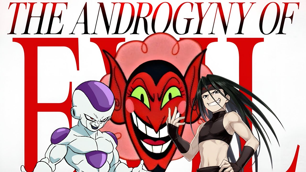 YouTube post by @savagebooks7482 for ArtStation. Caption reads: The Androgyny of Evil.