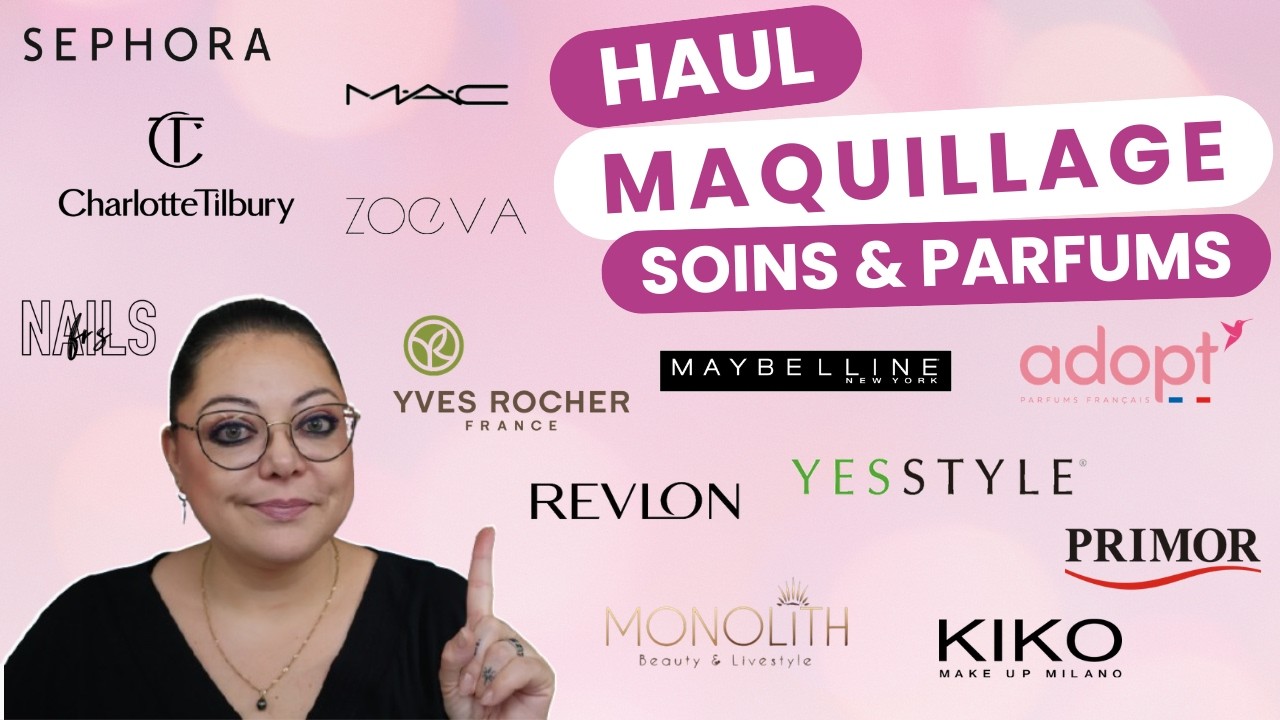 YouTube post by @AudreyINHO for iGraal. Caption reads: BIG HAUL: Sephora, Notino, Flaconi, YesStyle,....