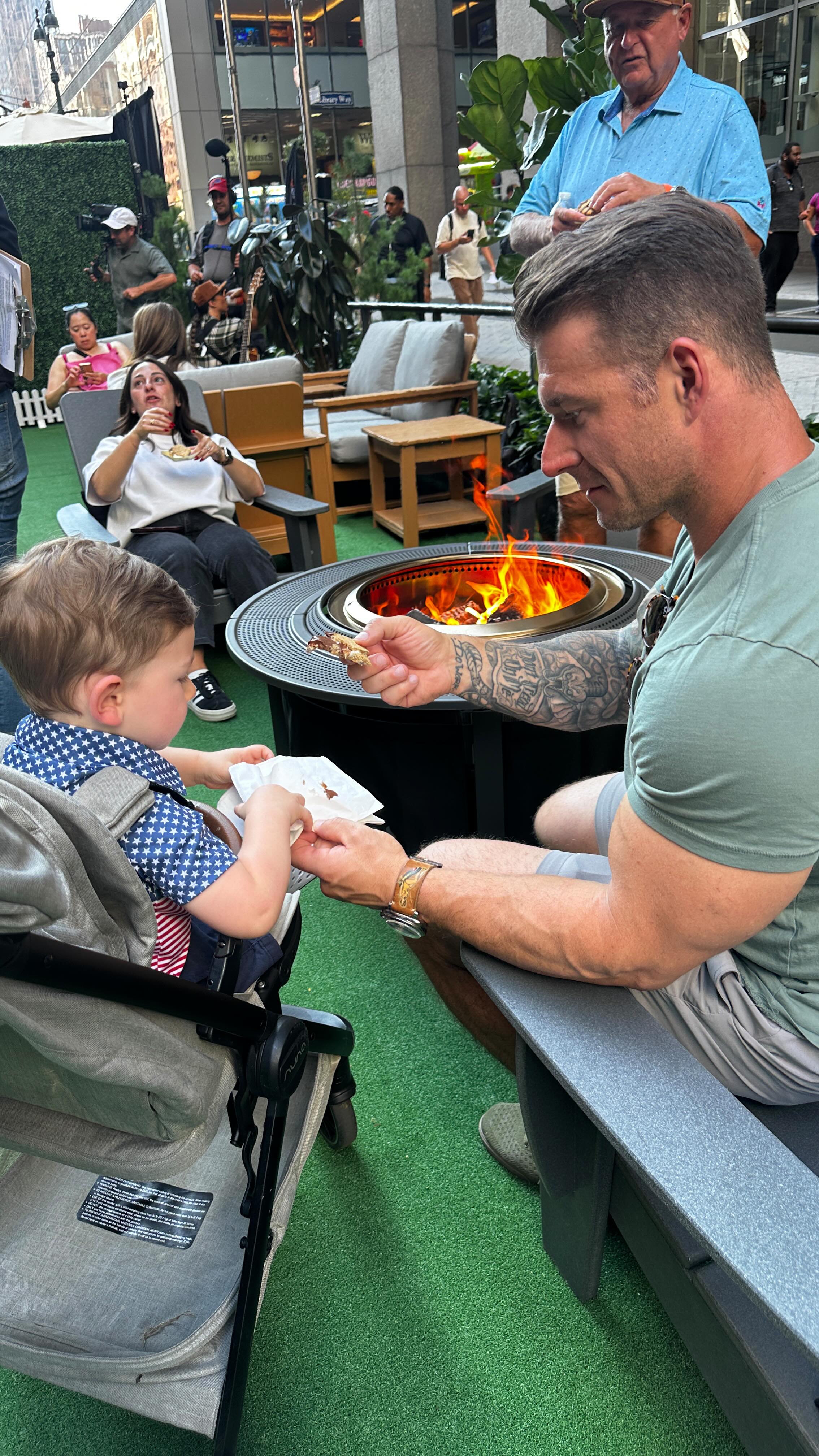 Instagram post by @nodonutshere for solostove. Caption reads: [...] ways to spend time with your family. ....