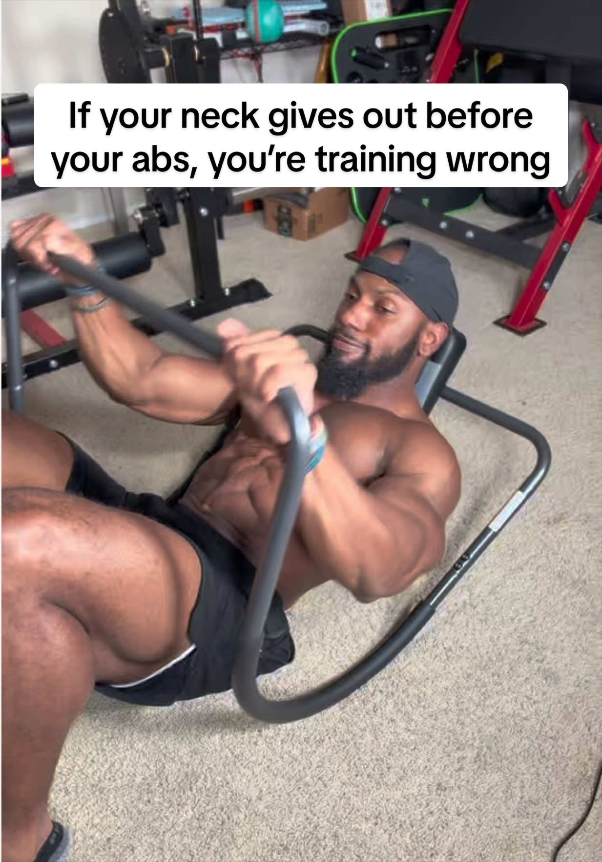 TikTok post by @carlosmurray706 for Sunny Health & Fitness. Caption reads: [...] Check it out in the link below.....
