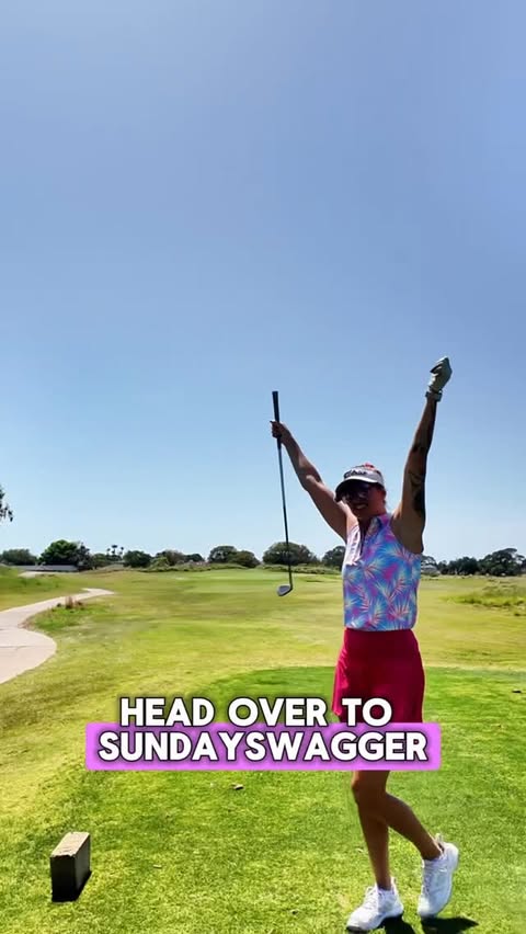 Instagram post by @handycapped_golf for Sunday Swagger. Caption reads: [...] Off or click the link in the bio!....