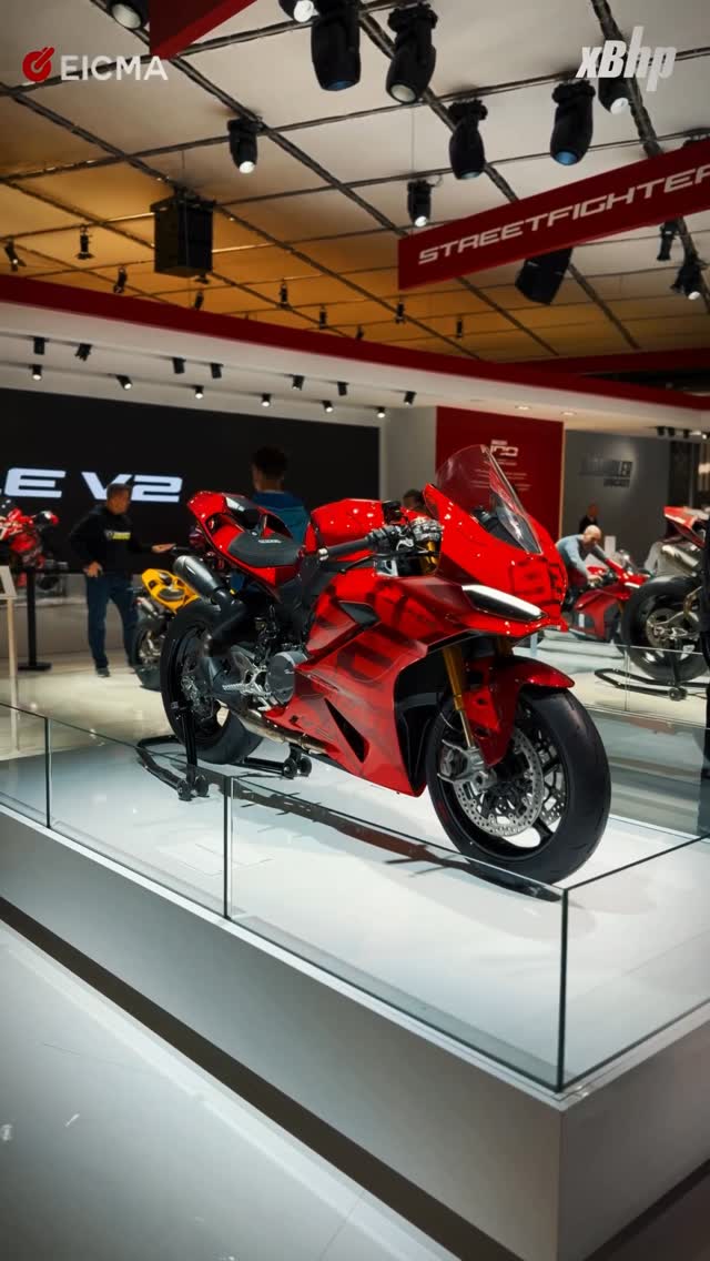 Instagram post by @shuttervedi for Ducati. Caption reads: @ducati is set to celebrate its 100th anniversary....