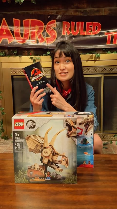 Instagram post by @pixelatederica for Jurassic World. Caption reads: This is how I’m enjoying summer with....