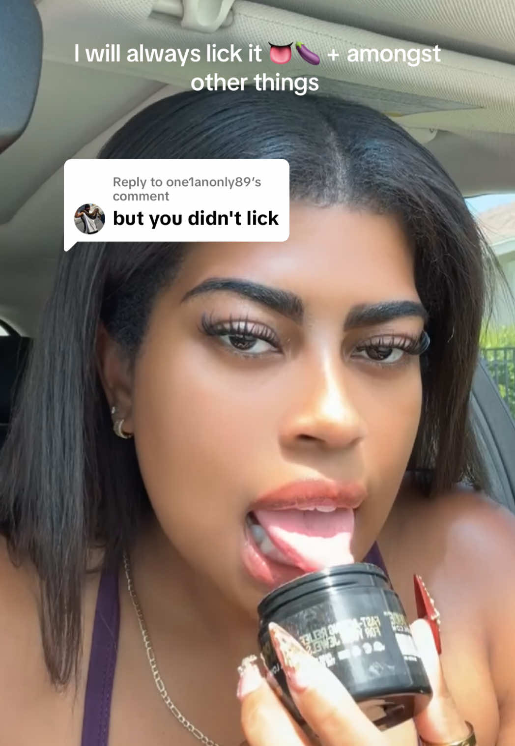 TikTok post by @coleeworlddd for Derm Dude. Caption reads: [...] I stay true to my word 🫡 #dermdude....