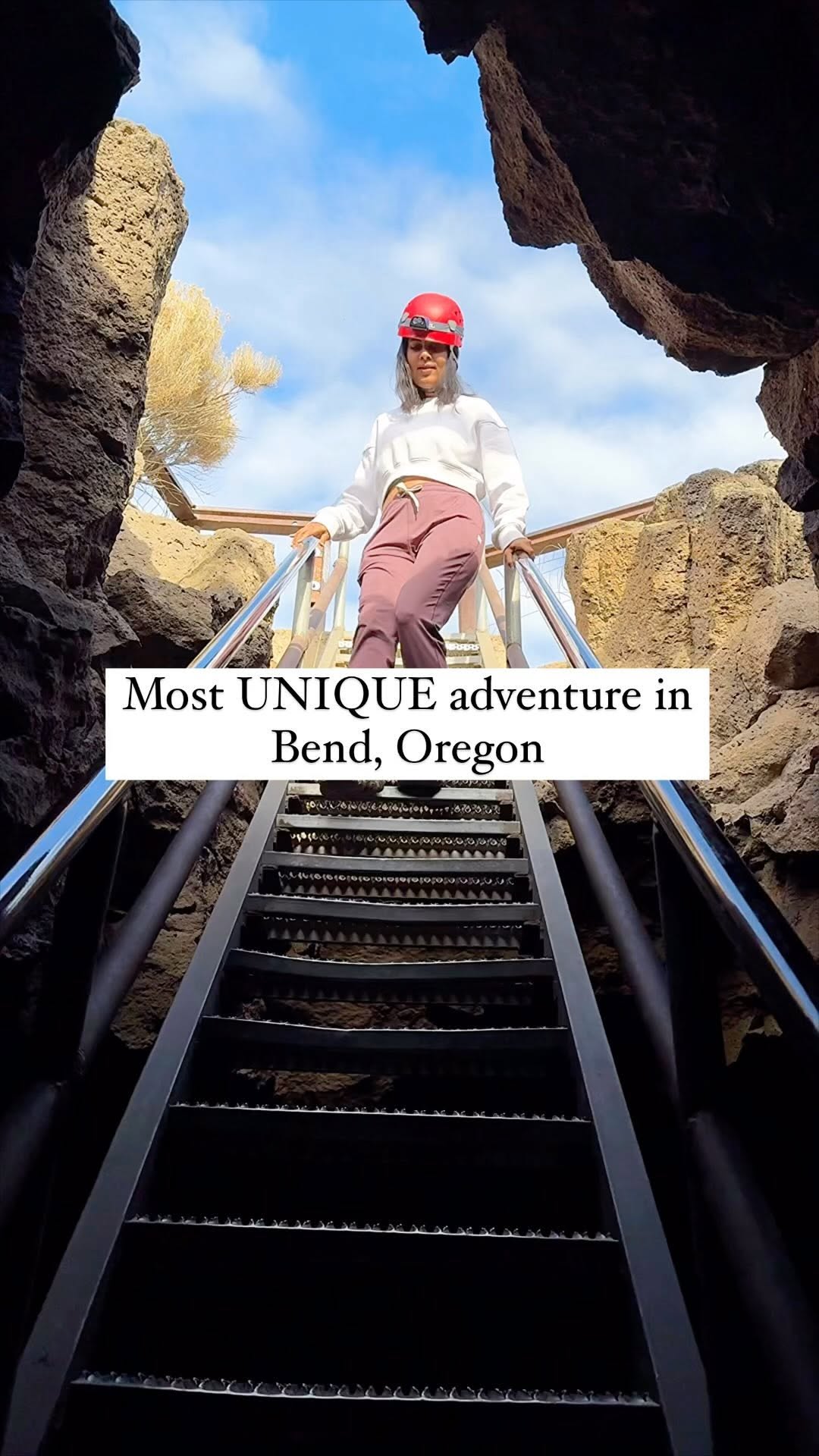 Instagram post by @eagertravele for Visit Bend. Caption reads: Sign up for one of the most unique adventures in....