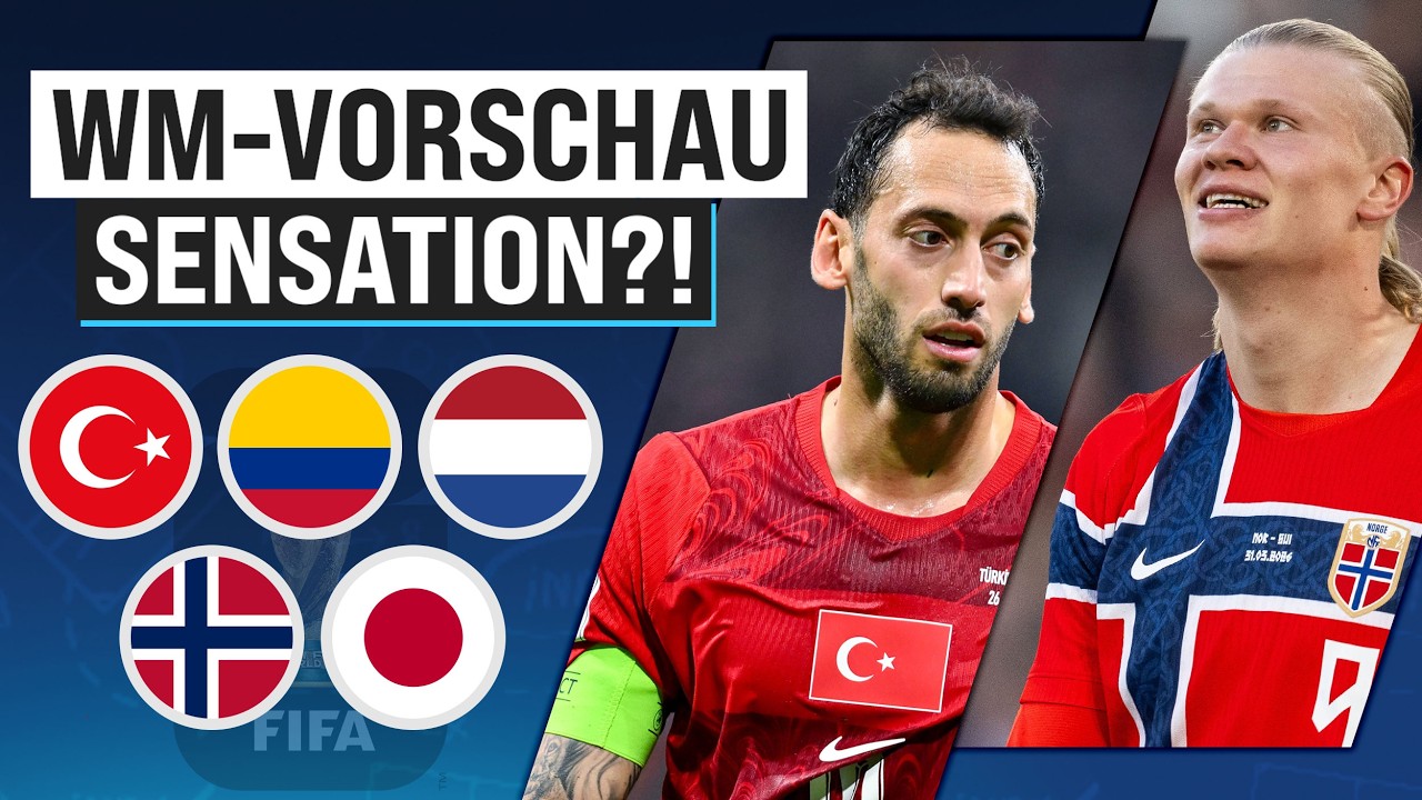 YouTube post by @ManuThiele for TM Trade. Caption reads: 2026 World Cup: Türkiye, the Netherlands, or....