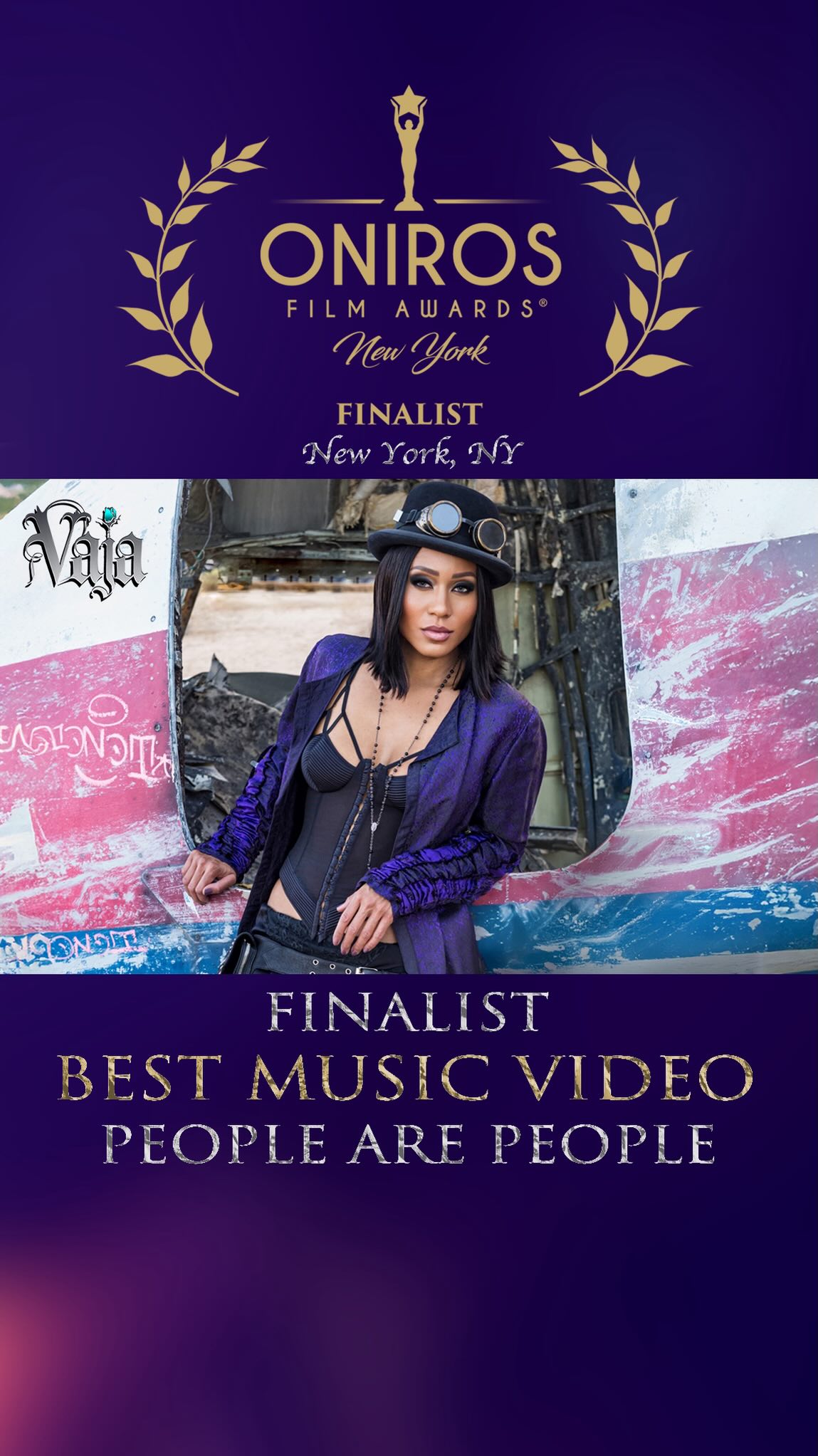 Instagram post by @vajamusic for Ultimate Ears. Caption reads: Thank U @OnirosFilmAwards for honoring us as your....