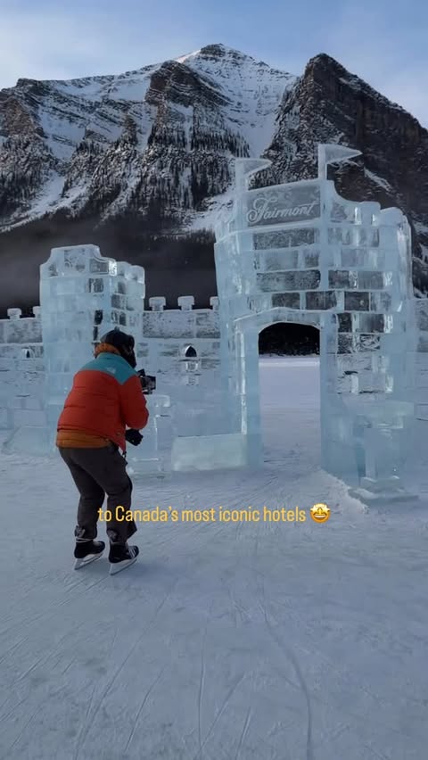 Instagram post by @lil_niki for Fairmont Hotels & Resorts. Caption reads: What a joy it is to capture memories in anamorphic....