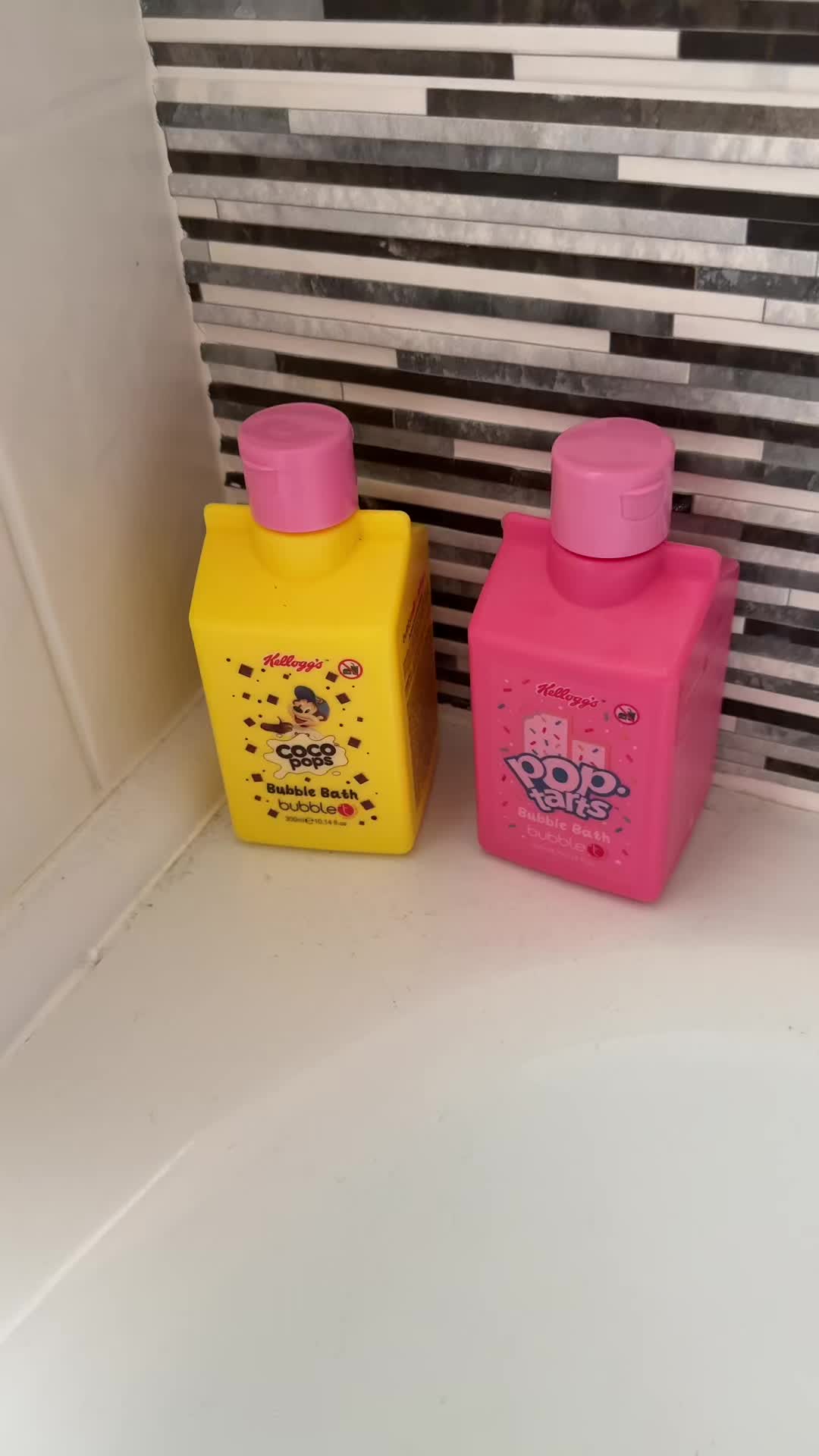 TikTok post by @pixiebeautydiaries for Bubble T Cosmetics. Caption reads: [...] in making bath time fun with @Bubble T....