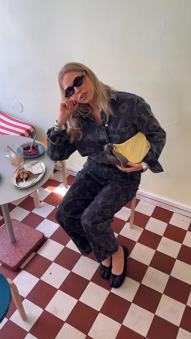 Instagram post by @wilmaaelena for ROKA London. Caption reads: ad | hopping around helsinki with my fave....