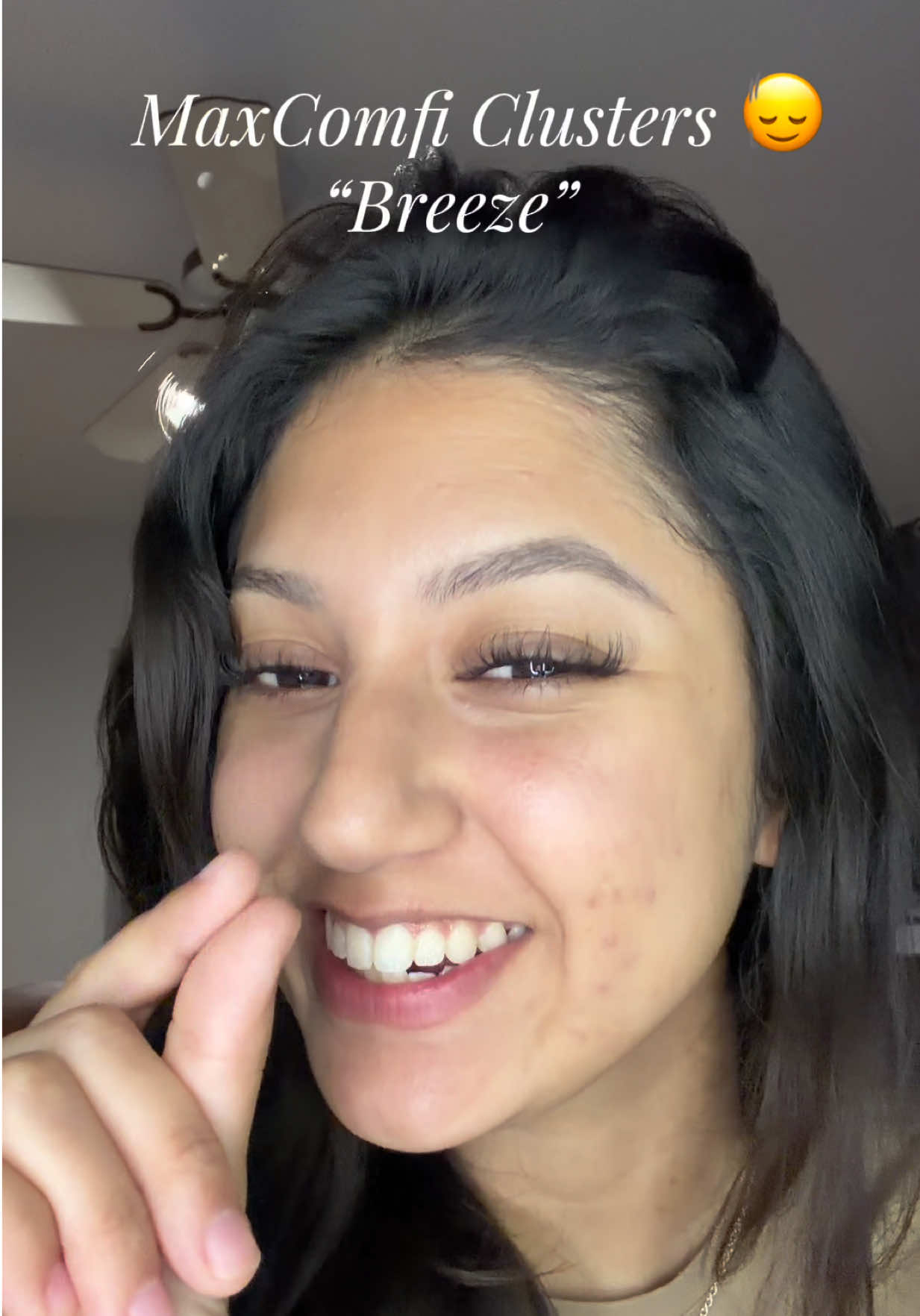 TikTok post by @lisbet.miranda for AiryCute Beauty. Caption reads: Finally got the chance to try this style out from....