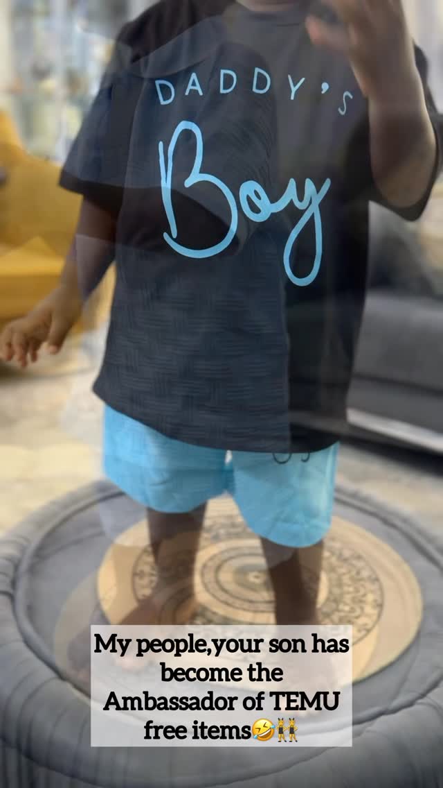 Instagram post by @maryaaamah_ for Temu. Caption reads: 🥰yall my baby is now temu free items....