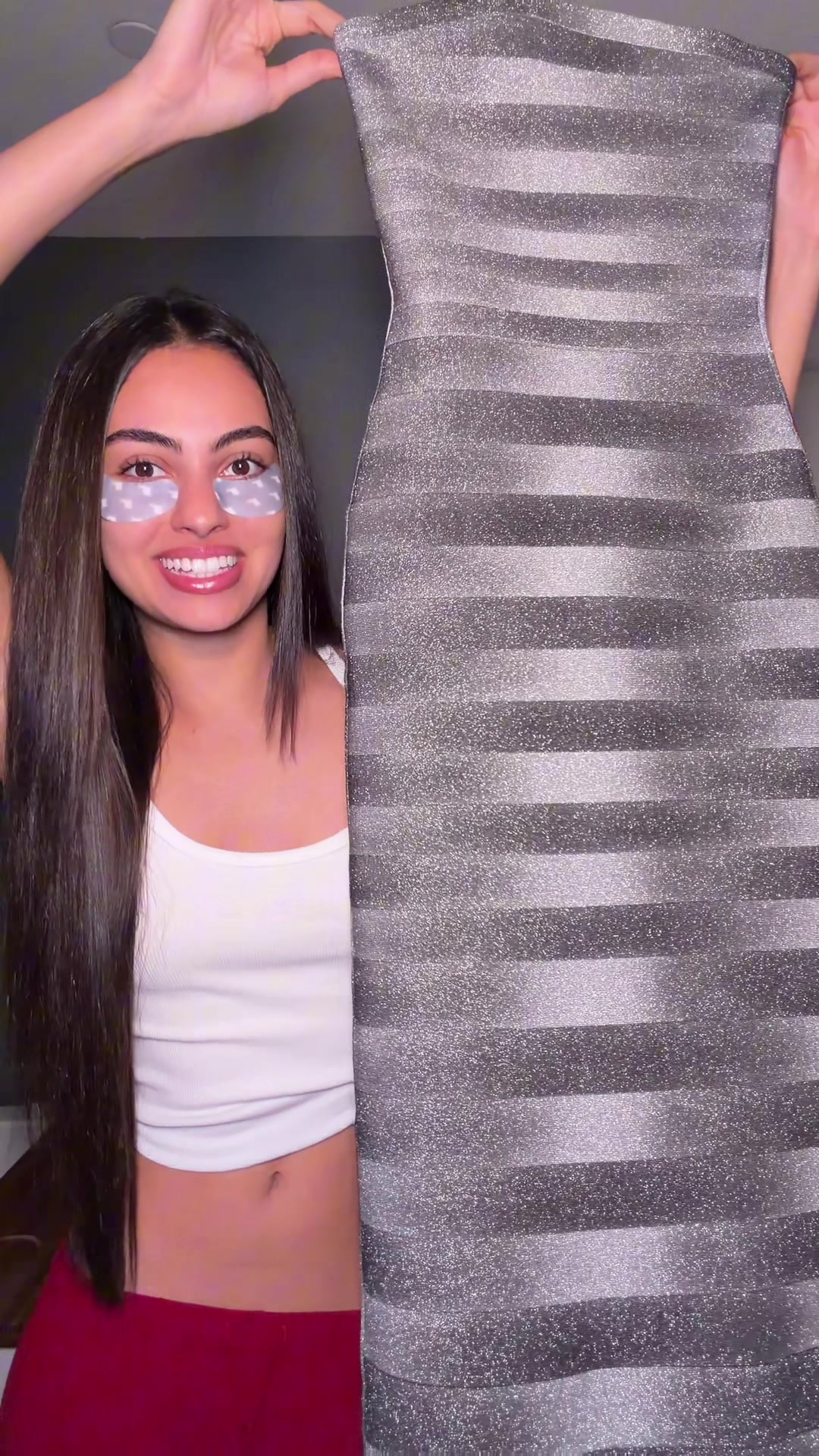 TikTok post by @nicoleisgod for Make Up For Ever. Caption reads: GRWM for the @WWD Style Awards for the Golden....