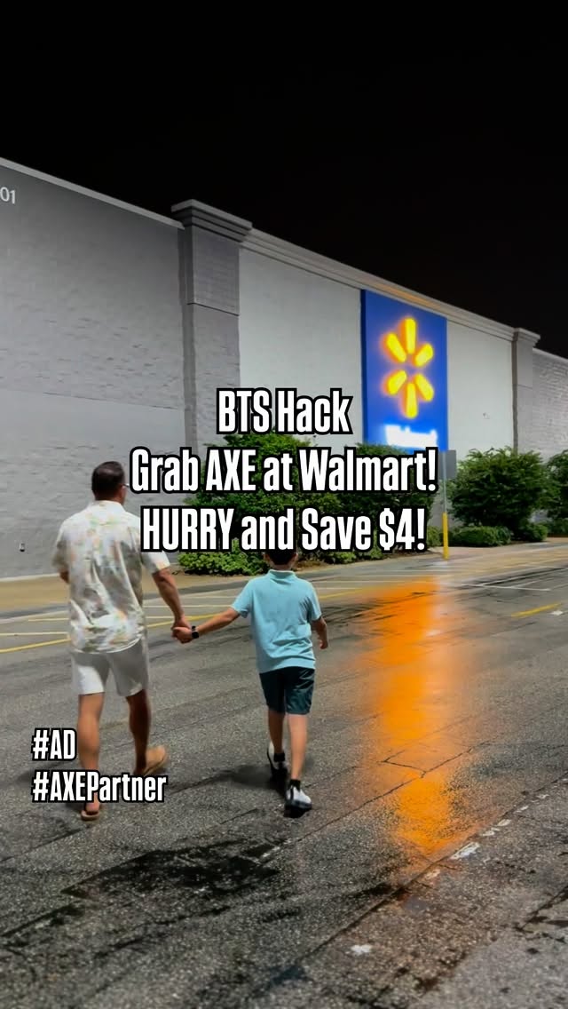 Instagram post by @walmartbargains for AXE. Caption reads: Back-to-school rush? Check this out! #ad

Nathan’s....
