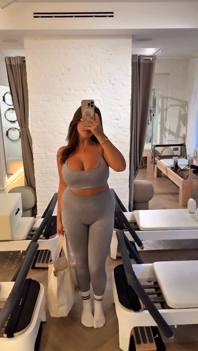 Instagram post by @mayridts for boandtee. Caption reads: Pilates therapy.