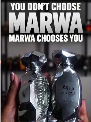 TikTok post by @saniiscents for Arabiyat Prestige. Caption reads: Marwa Extrait is here @Arabiyat Prestige @My....