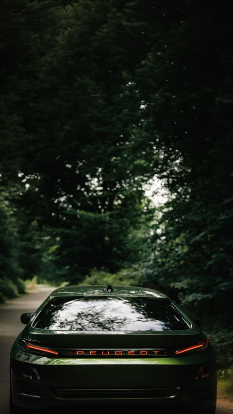 Instagram post by @srhmikaela for Peugeot. Caption reads: [...] where pleasure sits in my life with....