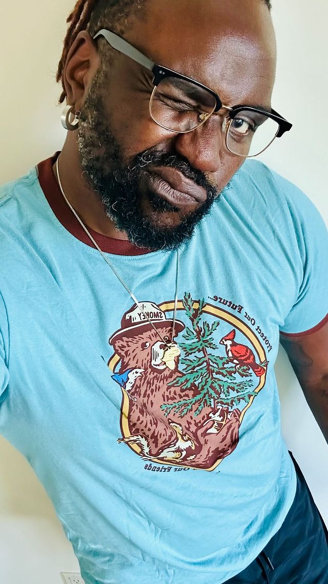 Instagram post by @briantyreehenry for Ad Council. Caption reads: Smokey called. I had to answer. Voicing this icon....