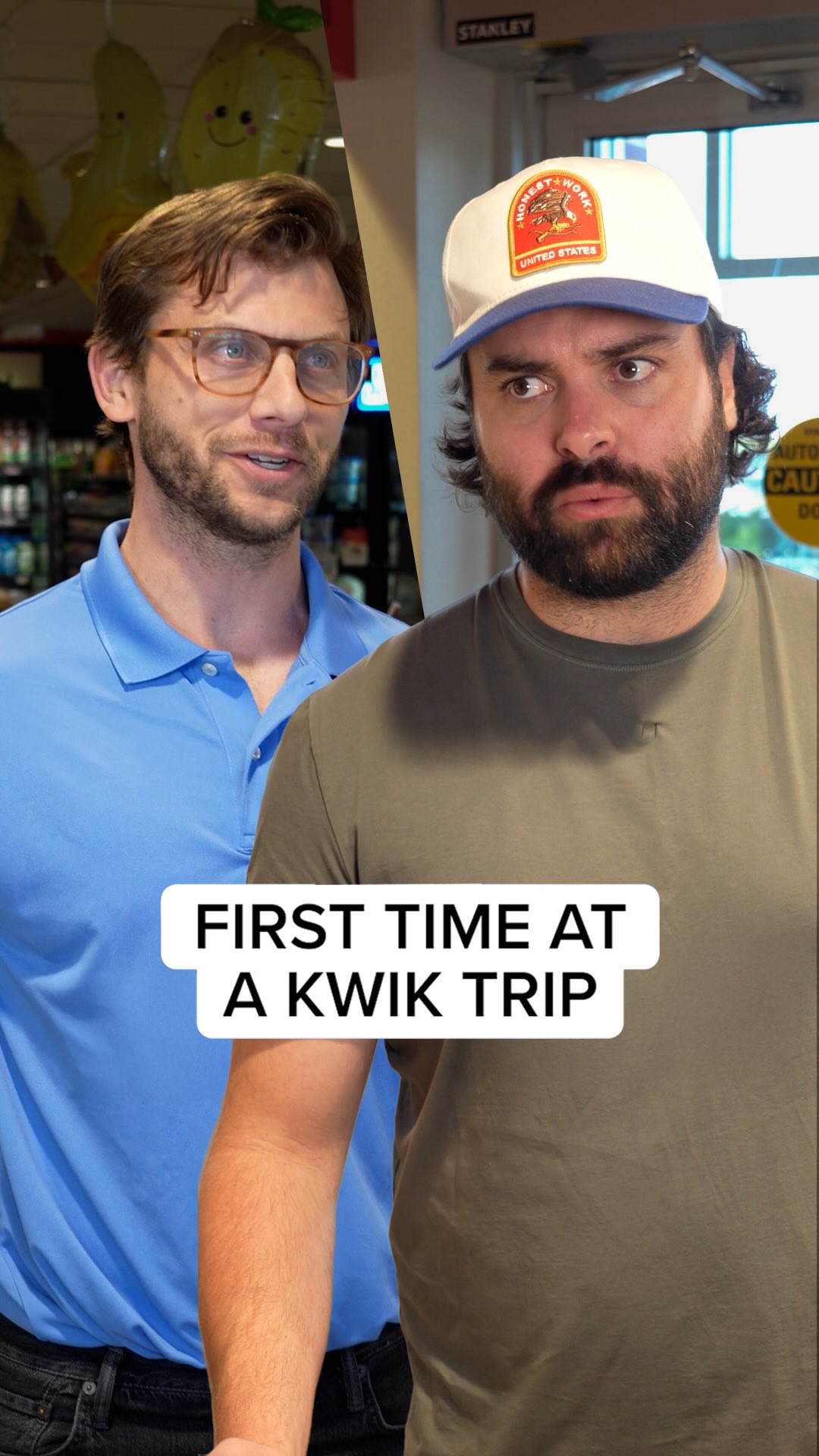 Instagram post by @ohhyoubetcha for Kwik Trip. Caption reads: Welcome to paradise 🙂‍↕️
.
.
.
#midwest....