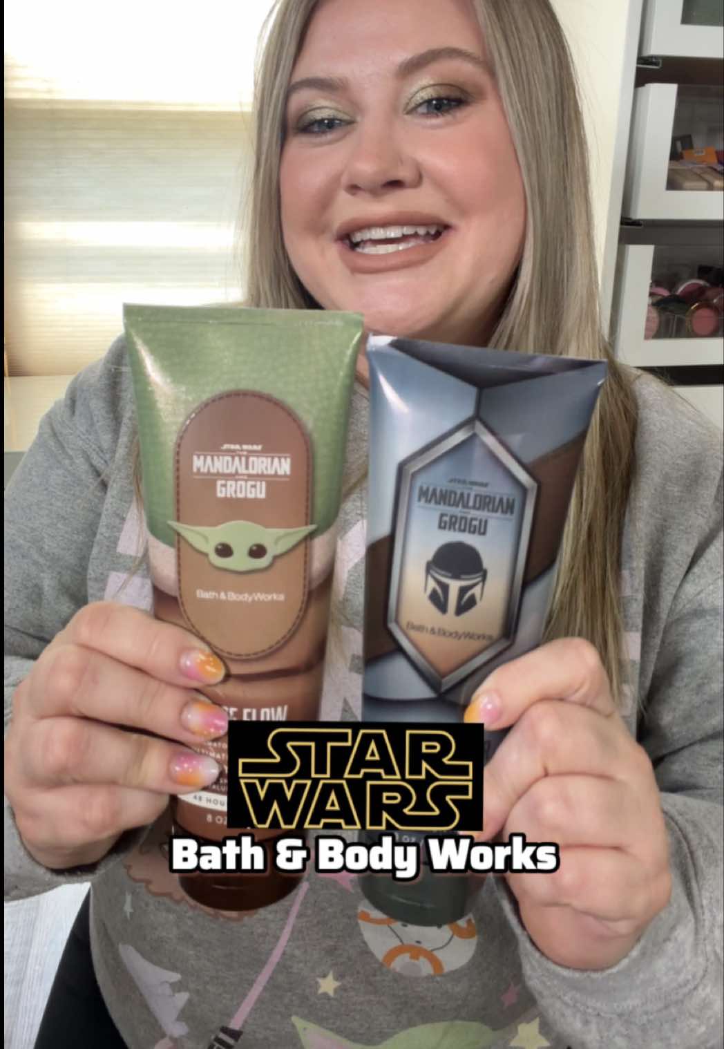 TikTok post by @leah_janae_ for Bath & Body Works. Caption reads: Bath & Body Works is launching a collab with Star....