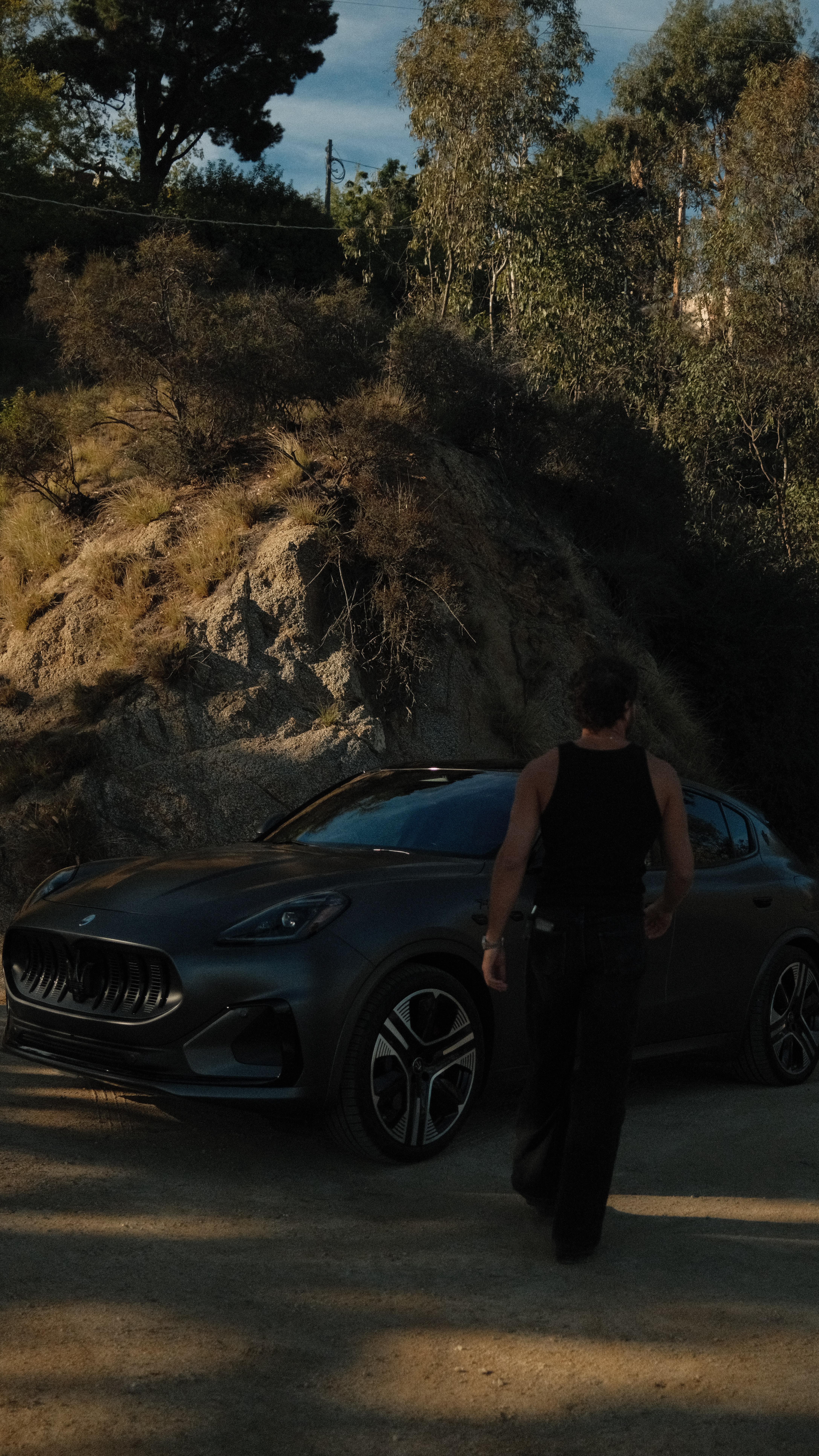 Instagram post by @eyalbooker for Maserati. Caption reads: Took some time last Sunday to just do something....