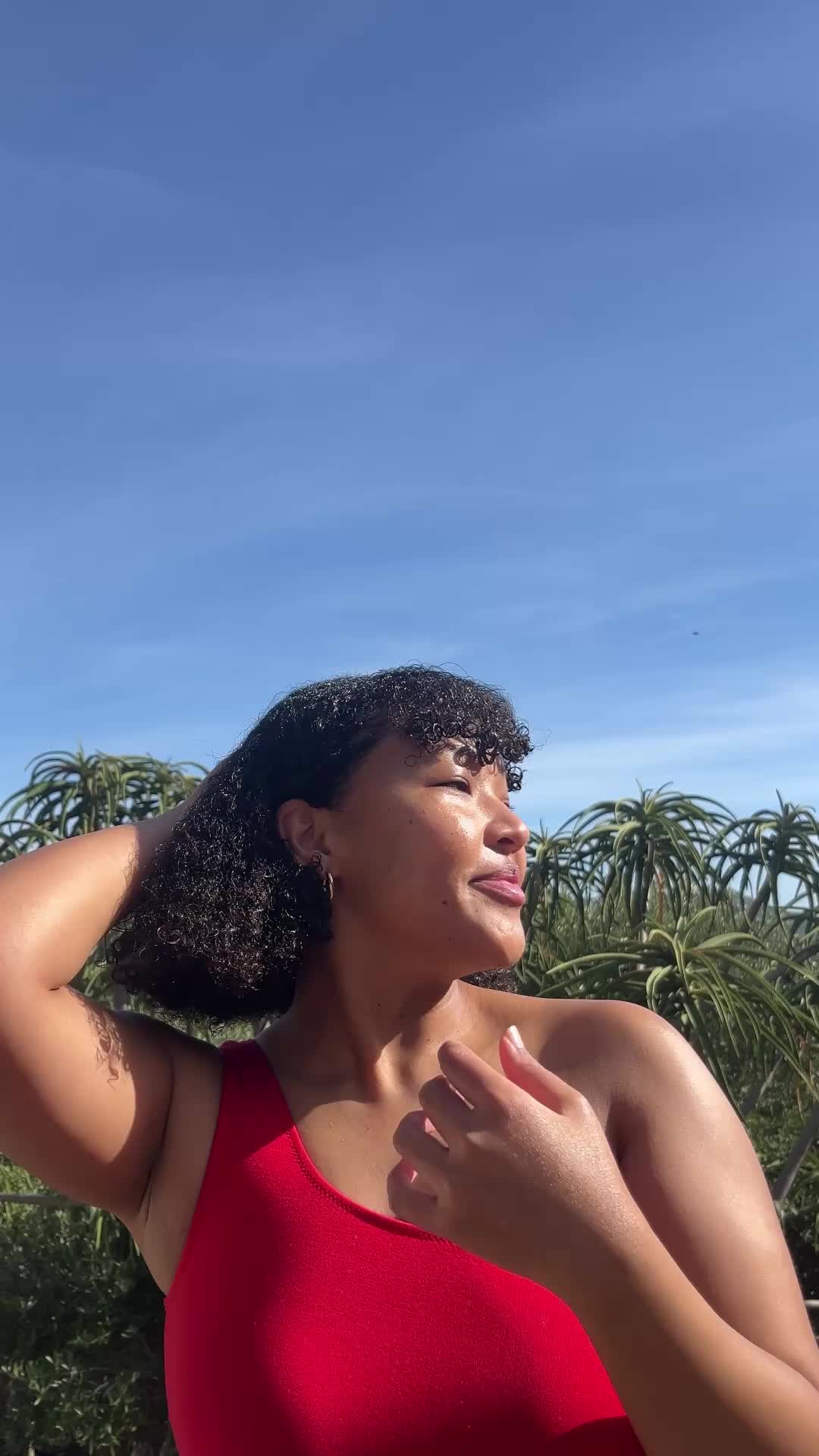 TikTok post by @masegomorgan for Creme of Nature. Caption reads: [...] to the root of the issue with @Creme of....