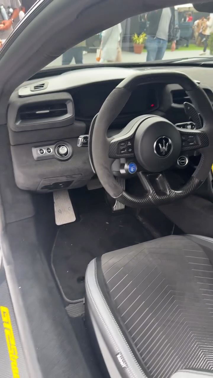 Instagram post by @royblinge90 for Maserati. Caption reads: I made some new friends at @maserati I was able to....