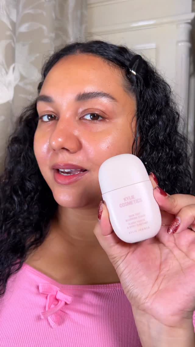 Instagram post by @antara_sarkar10 for Kylie Cosmetics. Caption reads: @kyliecosmetics viral skin tint now in India. A....