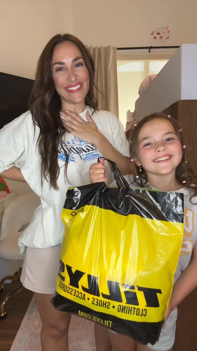 Instagram post by @garzacrew for Tillys. Caption reads: Back to School Try On Haul @tillys.