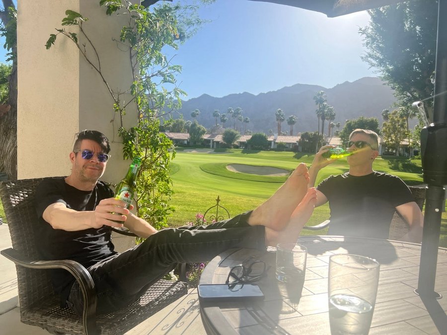 Instagram post by @getmorechevelle for Heineken US. Caption reads: Just showed up here in beautiful California to....