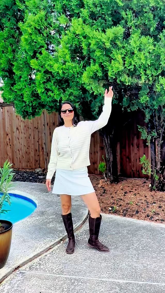 Instagram post by @ugcderyadoes for Zeagoo. Caption reads: ✨ Four outfits, endless vibes ✨ From breezy linen....