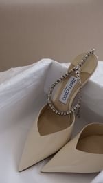 Instagram post by @rossellinaa for YOOX. Caption reads: My Bridal shoes ✨

Gifted by @yoox 

#yoox....