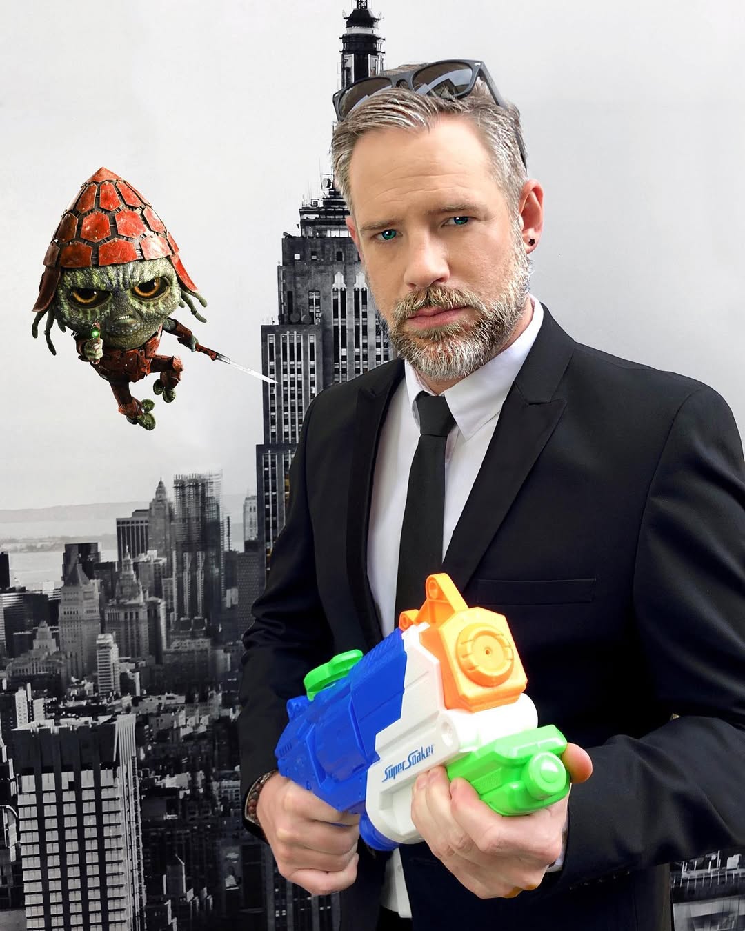 Instagram post by @scooby75 for MODELWERK. Caption reads: The Men in Black have always protected the Earth....