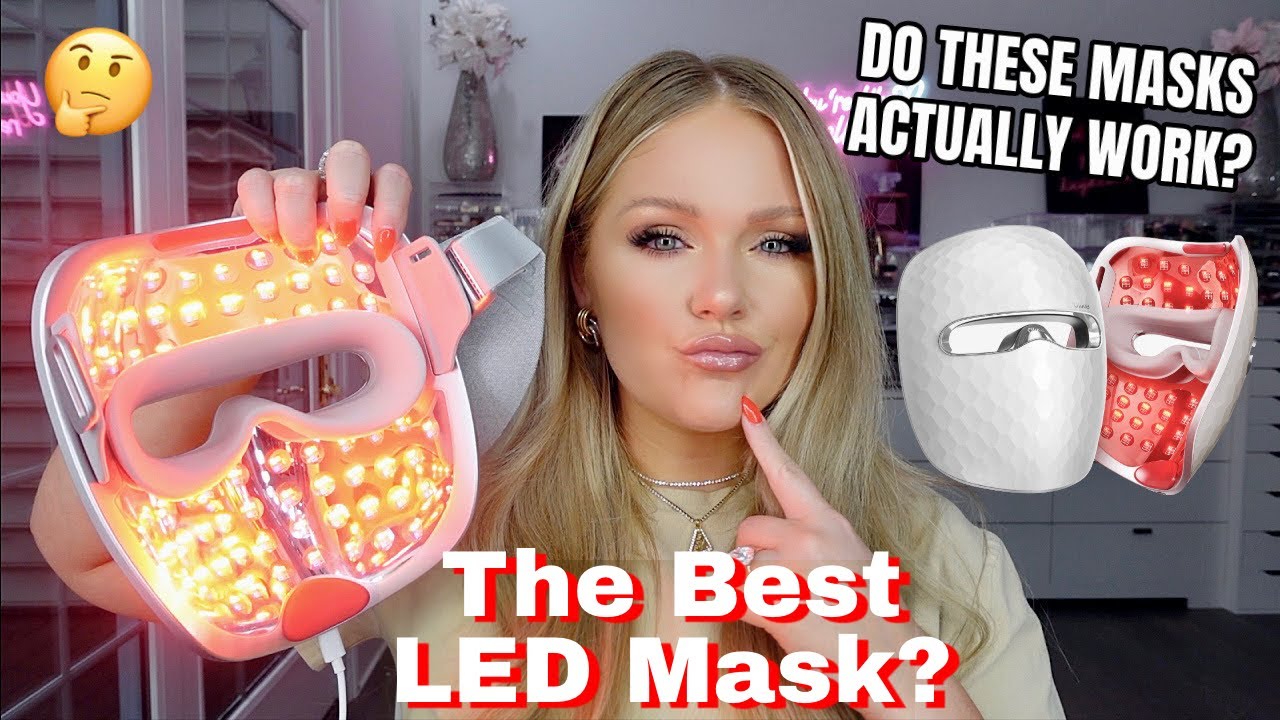 YouTube post by @KellyStrack for Ulike. Caption reads: is THIS the *Future* of Beauty?! 😱 Red Light....