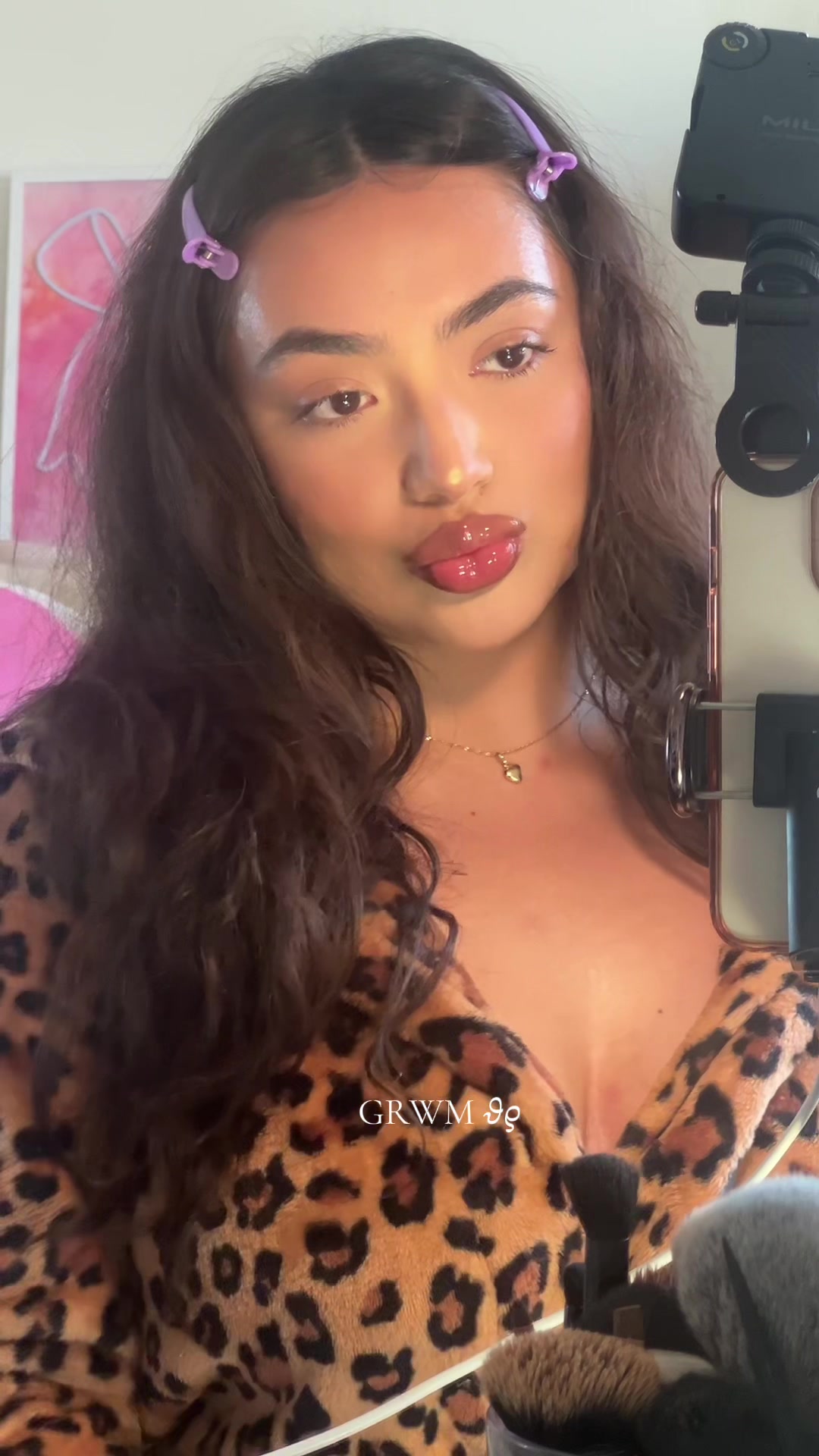 TikTok post by @alexiaelise for Rhode. Caption reads: [...] Professional Makeup buttermelt bronzer....