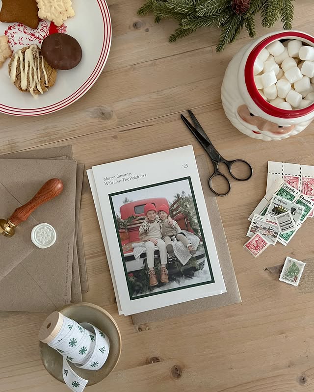 Instagram post by @laurenpolidoro for Artifact Uprising. Caption reads: December scenes with @artifactuprising and the....