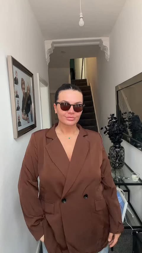 Instagram post by @amberbutlerx for SHEIN. Caption reads: [...] Enter & Search “Trends” in the SHEIN search....