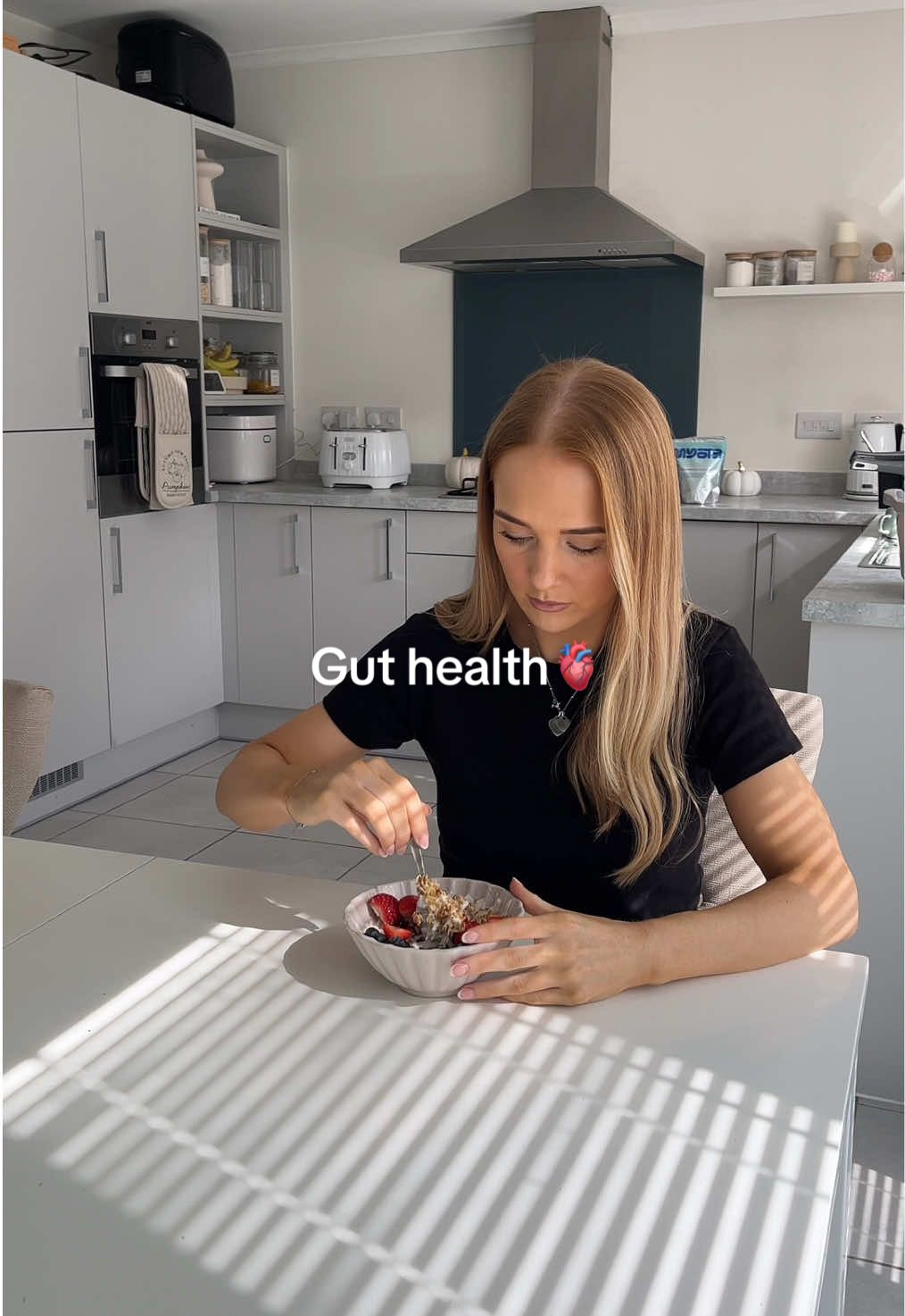 TikTok post by @connietudor for Myota. Caption reads: Adding @myota into my routine has been SO easy.....