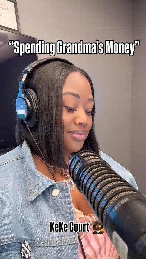 Instagram post by @onairkeke for iHeartRadio. Caption reads: Is she wrong for NOT sharing her inheritance from....