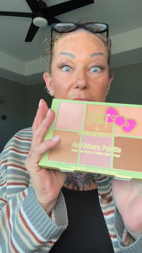 Instagram post by @just_janci for Pixi Beauty. Caption reads: @pixibeauty 
there’s hello Kitty collection is....