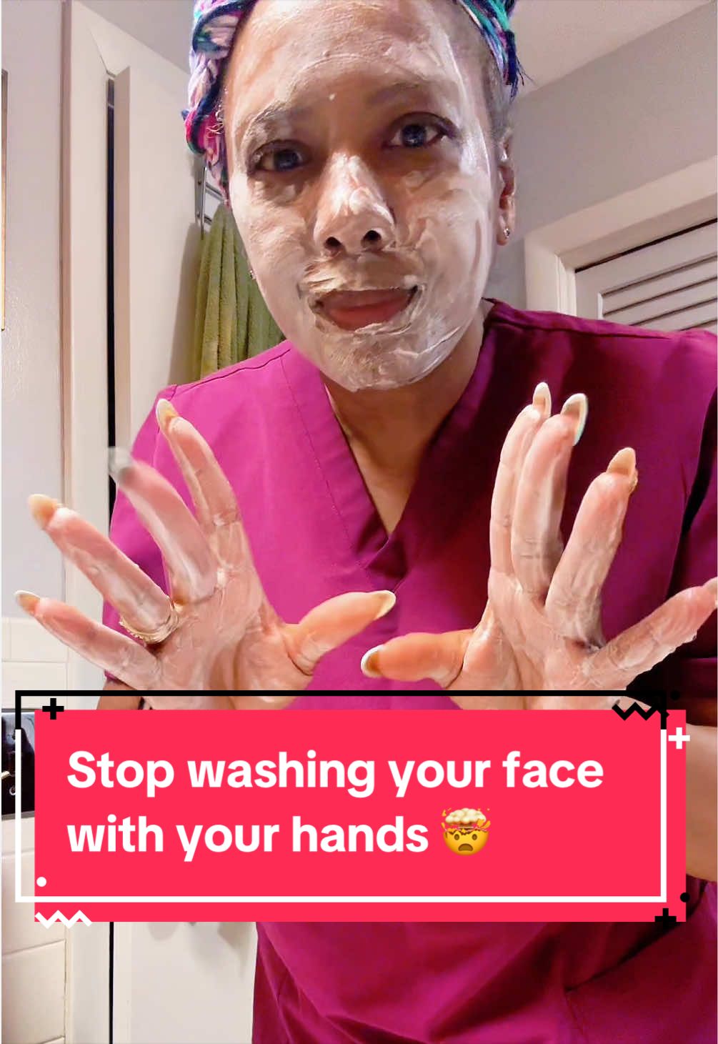 TikTok post by @glenny1974 for Pritech US. Caption reads: @Pritech-US I’m obsessed with this facial brush!....