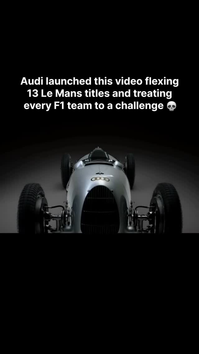 Instagram post by @audigramm for Audi USA. Caption reads: Ready to make history @audif1 #audi #audigramm.