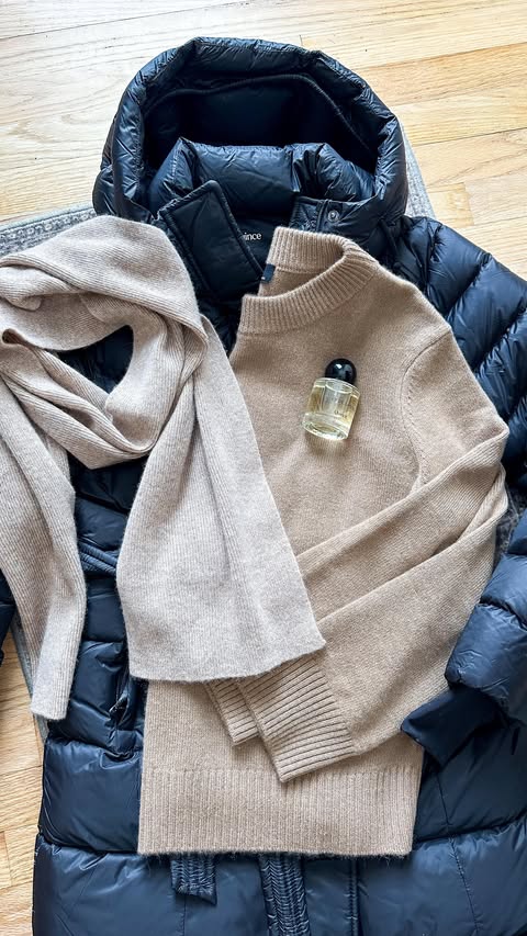 Instagram post by @clothedingraceblog for Quince. Caption reads: Cozy Winter staples that I’m loving from....