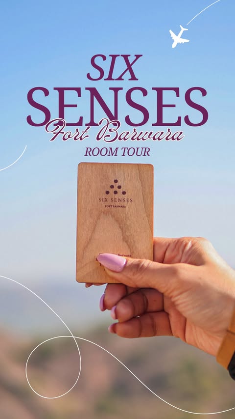 Instagram post by @piyusha.sharma.official for Six Senses. Caption reads: [...] the quiet, understated luxury that Six....