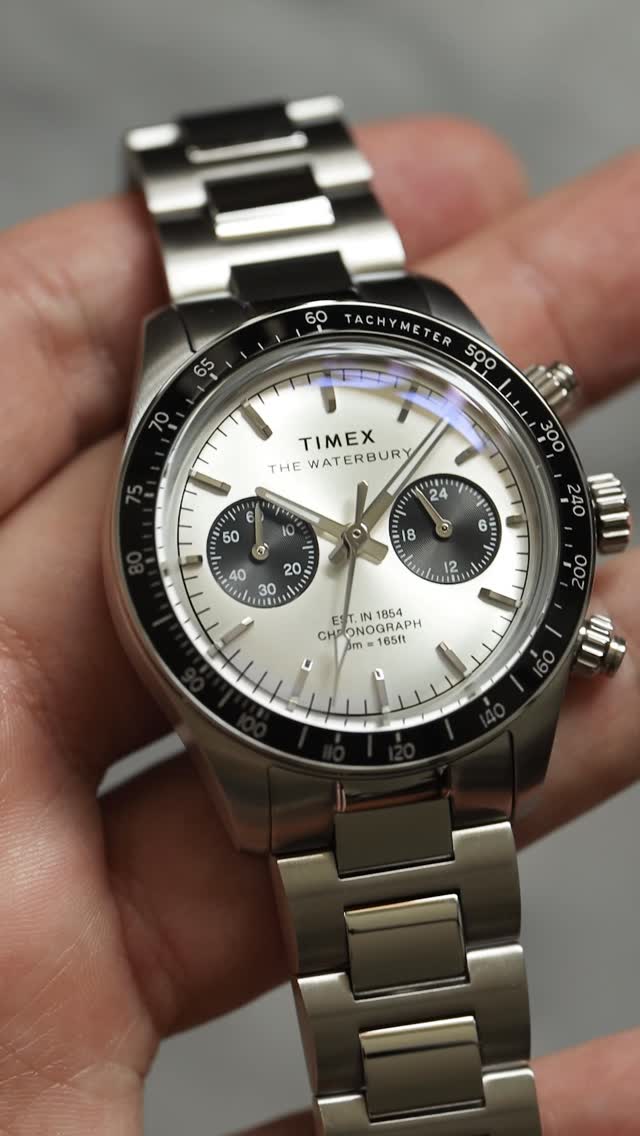 Instagram post by @madaboutcards for Timex. Caption reads: @timex Waterbury Heritage has the best, fastest,....